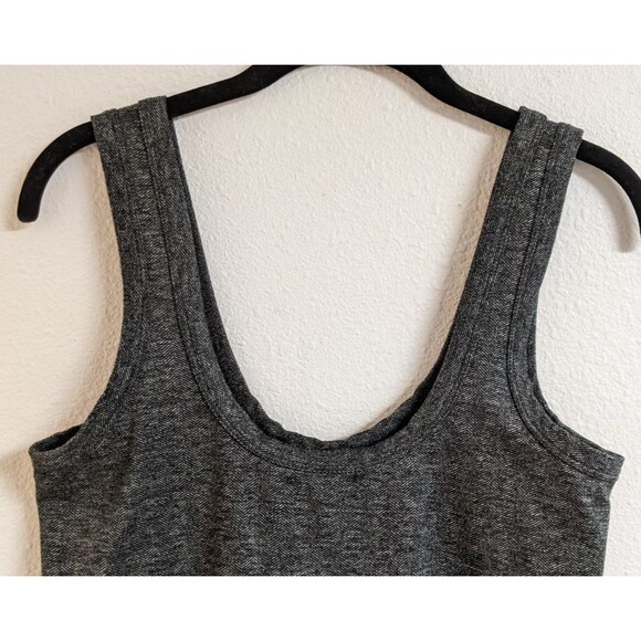 Women's prAna Black/White Sleeveless Houndstooth Workout Tank Top SM - Picture 2 of 6